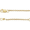 14K Rose Gold-Filled Elegant Cable Chain Bracelet - 7