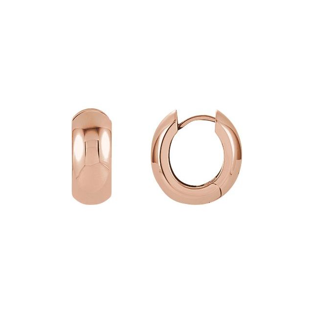 14K Gold Hinged Earrings