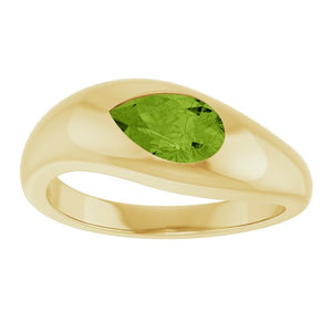 Natural Peridot Ring