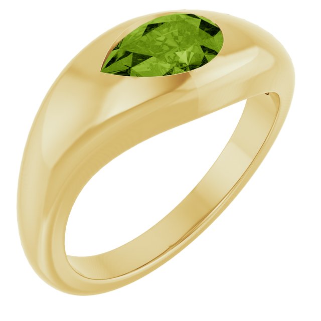 Natural Peridot Ring