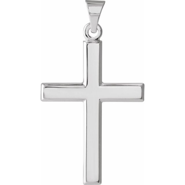 14K Yellow Cross Pendant