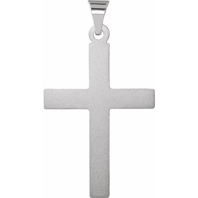 14K Yellow Cross Pendant