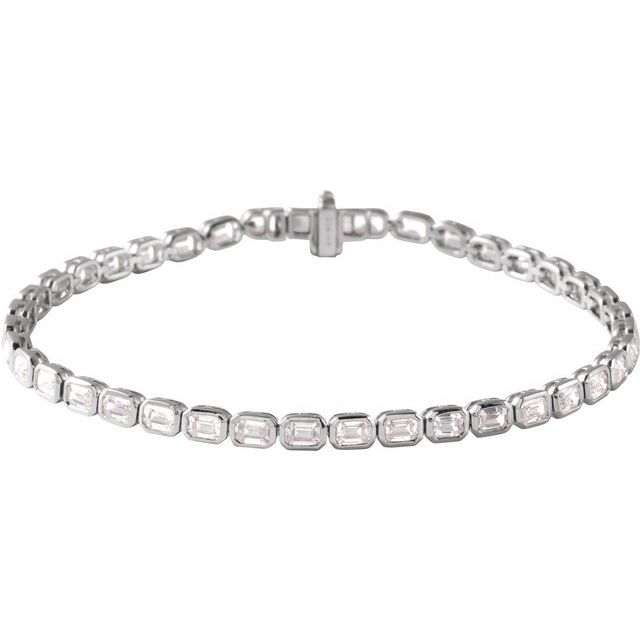 14K Gold Lab-Grown Diamond Line Bracelet