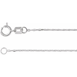 14K Yellow Gold, 1 mm Diamond-Cut 7