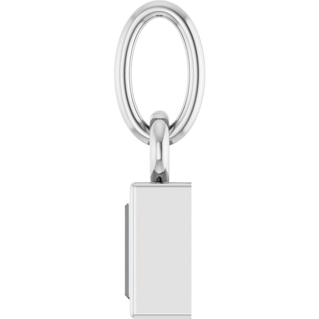 14K Gold Natural Diamond Solitaire Pendant - Options Available