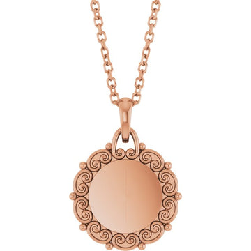 14K Rose Gold