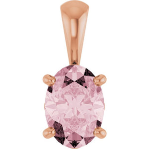 Natural Peridot Scroll Setting Pendant