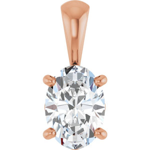 Natural Peridot Scroll Setting Pendant