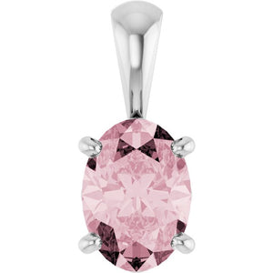 Natural Peridot Scroll Setting Pendant