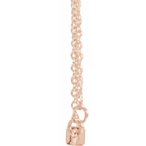 14K Yellow Gold Engravable 18