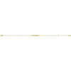 14K Yellow Gold Mama Bracelet, 6.5-7.5 Inch - Elegant Gift for Moms