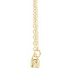 14K Yellow Gold Engravable 18