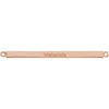 Engravable 14K Rose Gold Four-Sided Bar Necklace Center