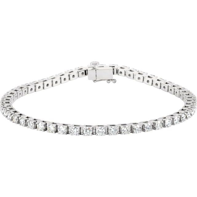 14K Gold Lab-Grown Diamond Bracelet - Options Available
