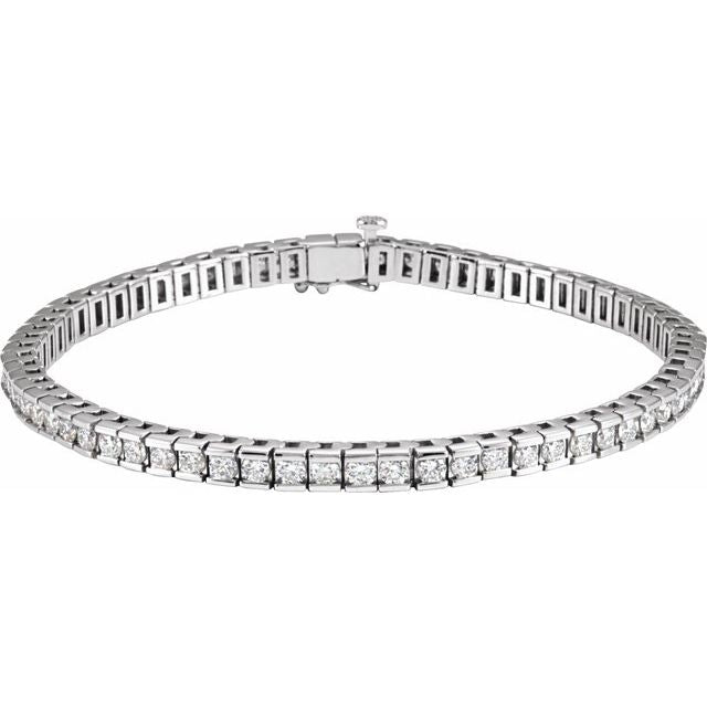 14K Gold Natural Diamond Bracelet - Options Available