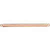 Engravable 14K Rose Gold Four-Sided Bar Necklace Center