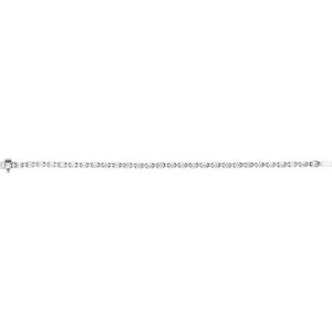 14K Yellow Gold, 7x5 mm Lab-Grown Diamond Line Bracelet – 5 1/2 CTW
