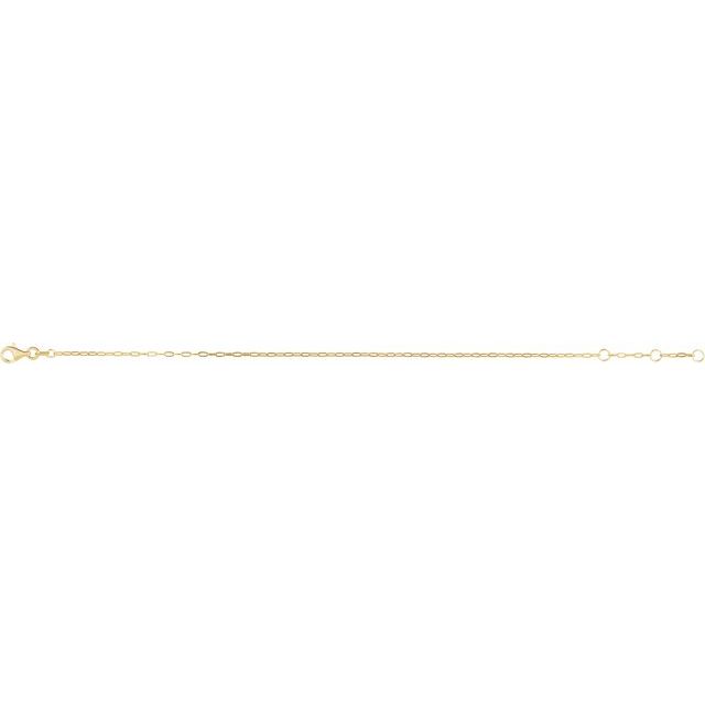 14K Yellow Gold 1.25 mm Paperclip-Style 7" Chain - Elegant Luxury