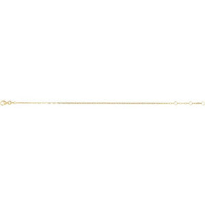 14K Yellow Gold 1.25 mm Paperclip-Style 7