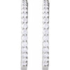 14K Gold 1/2 CTW Natural Diamond 19.3 mm Hinged Hoop Earring