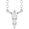 14K White Gold .05 CTW Natural Diamond 18