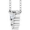 14K White Gold .05 CTW Natural Diamond 18