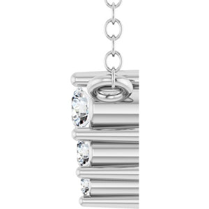 14K White Gold .05 CTW Natural Diamond 18