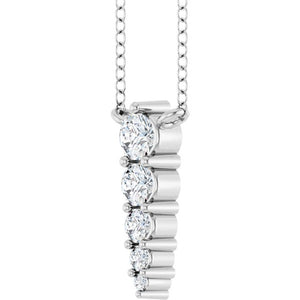 14K White Gold .05 CTW Natural Diamond 18