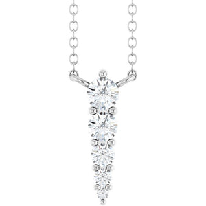 14K White Gold .05 CTW Natural Diamond 18