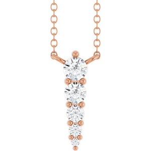 14K White Gold .05 CTW Natural Diamond 18