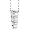 14K White Gold .05 CTW Natural Diamond 18