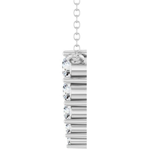 14K White Gold .05 CTW Natural Diamond 18