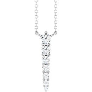 14K White Gold .05 CTW Natural Diamond 18
