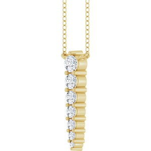 14K White Gold .05 CTW Natural Diamond 18