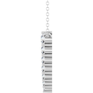 14K White Gold .05 CTW Natural Diamond 18
