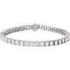 14K Yellow Gold, 7x5 mm 10 1/2 CTW Lab-Grown Diamond Line Bracelet