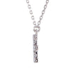 14K White Gold Initial A Diamond Pendant Necklace â€“ 1/8 CTW