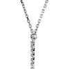 14K White Gold Initial A Diamond Pendant Necklace â€“ 1/8 CTW