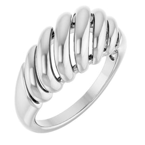 14K Gold Dome Ring - Options Available