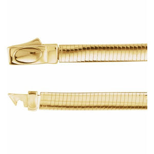 14K Yellow Gold or White 4 mm Reversible 16
