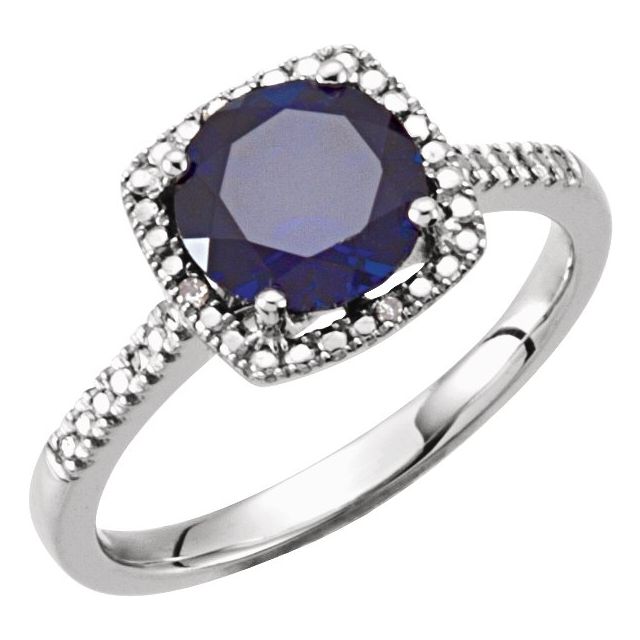 Sterling Silver Amethyst Birthstone Ring - Options Available