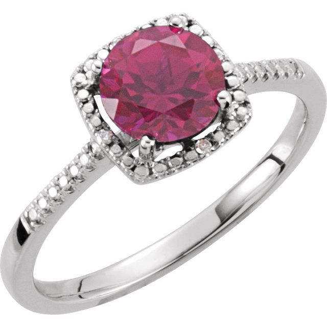 Sterling Silver Amethyst Birthstone Ring - Options Available