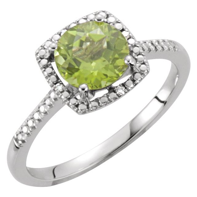 Sterling Silver Natural Birthstone Ring - Options Available