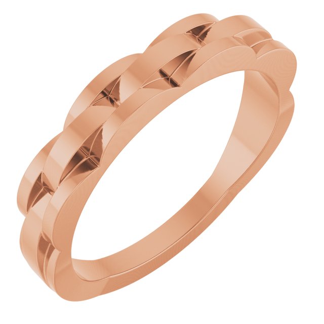 14K Gold Chain Link Ring - Options Available