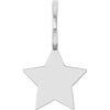 Engravable 14K Rose Gold Star Charm/Pendant