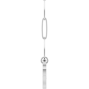 14K White Gold 16