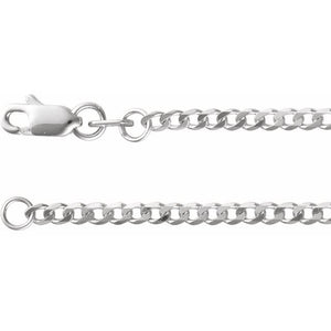 14K Gold Curb Chain - Options Available