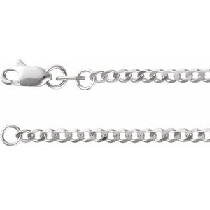 Curb Chain Necklace in 14K Gold