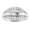 Elegant 14K White Gold Natural Diamond Ring with 1/5 CTW Sparkle