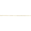 14K Yellow Gold 2.7 mm Polished Mirror Chain - Elegant 7 1/2